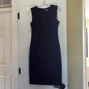 Cat Print Never Worn Purple Calvin Klein Dress Size 4